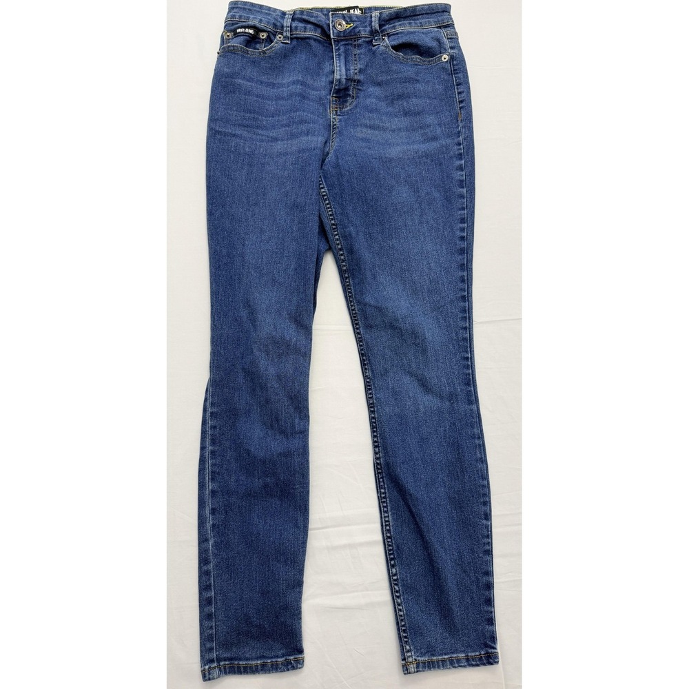 DKNY Jeans Delancey High Rise Skinny Jeans Womens 6 Blue Med Wash Stretch 28x28